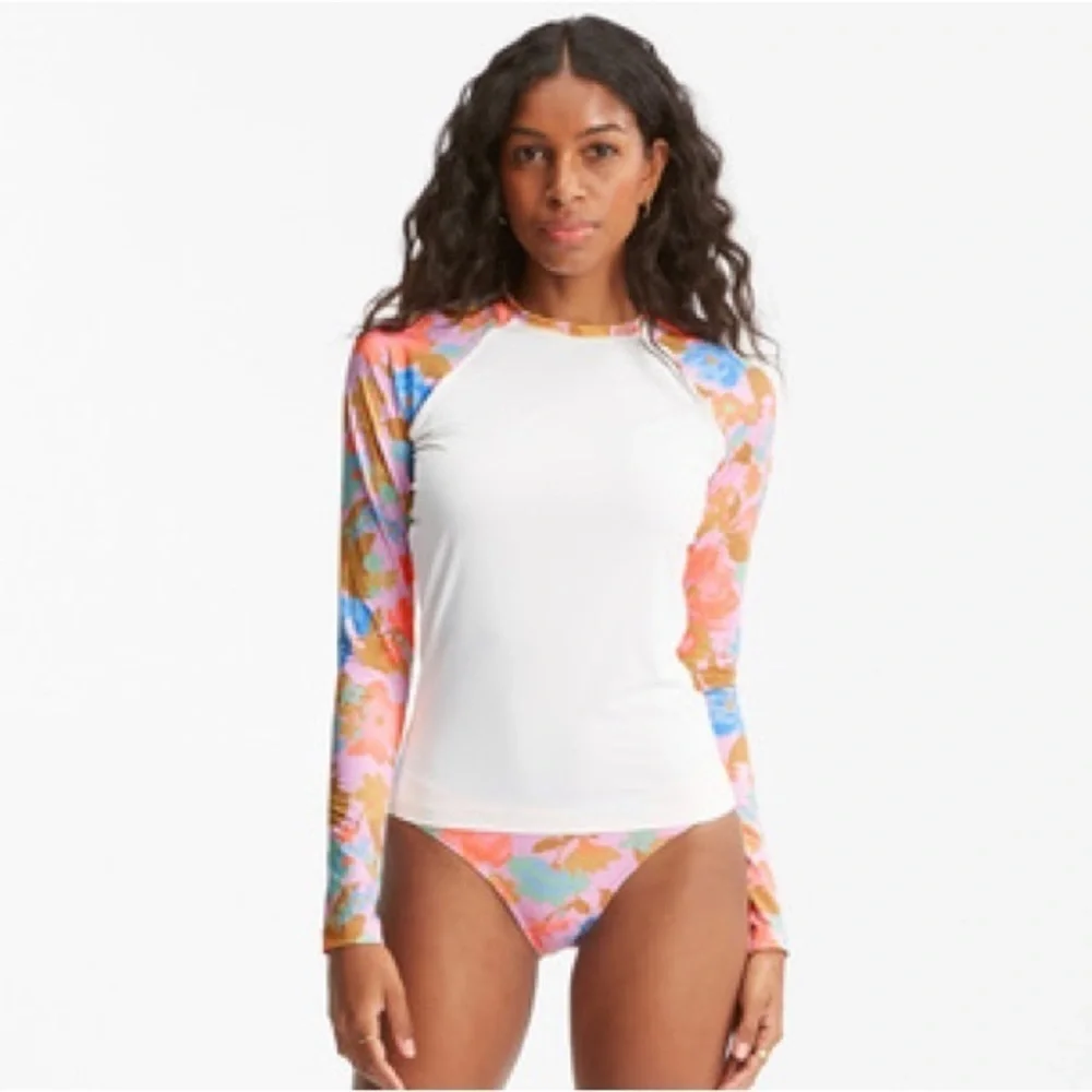 🔆BILLABONG🔆 PICK ME UP LONG SLEEVE RAS GUARD SUN SHIRT - Picture 3 of 12